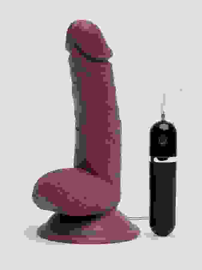 Lifelike Lover Classic Realistic Dildo Vibrator 6 Inch, Flesh Brown, hi-res